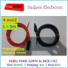 Sepasang Kabel 4 mm2 dari MC4 Panel Surya ke MCB / SCC L  5 meter